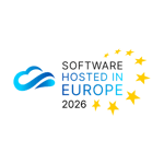 Software hosted in Europe - global menu