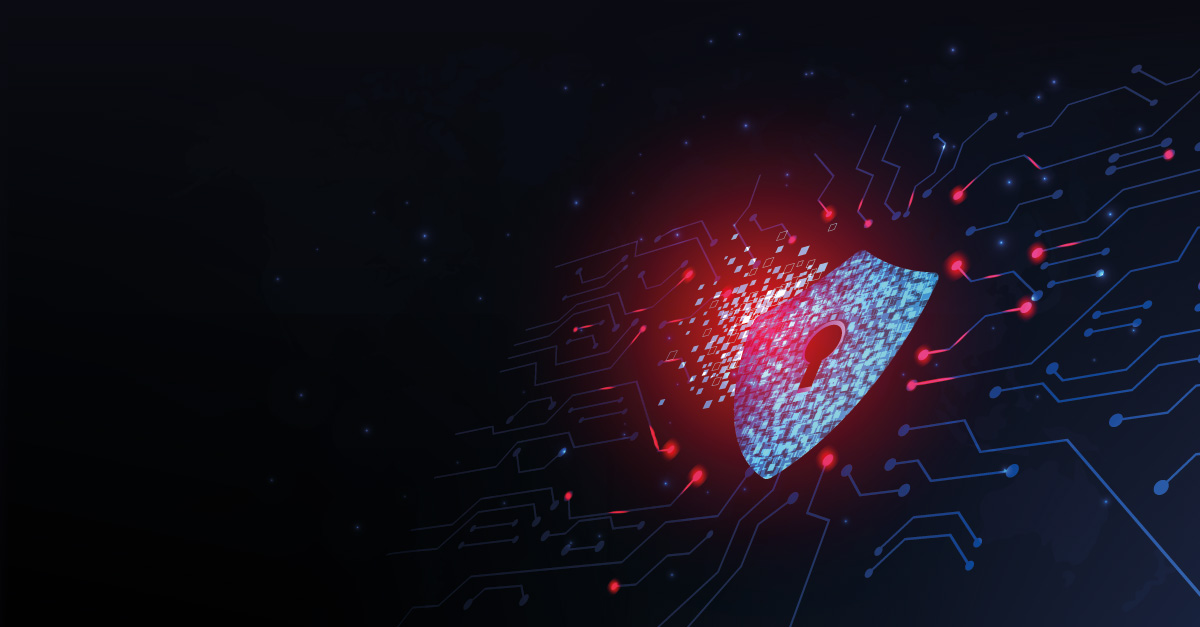 cyber attack shield destroyed on electric circuits