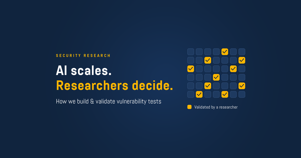 Vulnerability threat intelligence & AI: How Holm Security builds tests