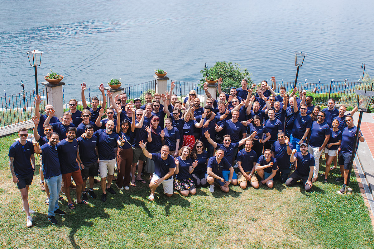 Holm Security Team in Monte Isola Italy