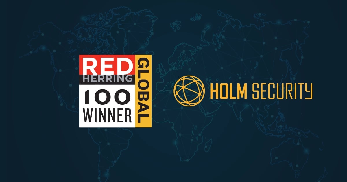 Holm Security Selected as a 2022 Red Herring Top 100 Global Winner