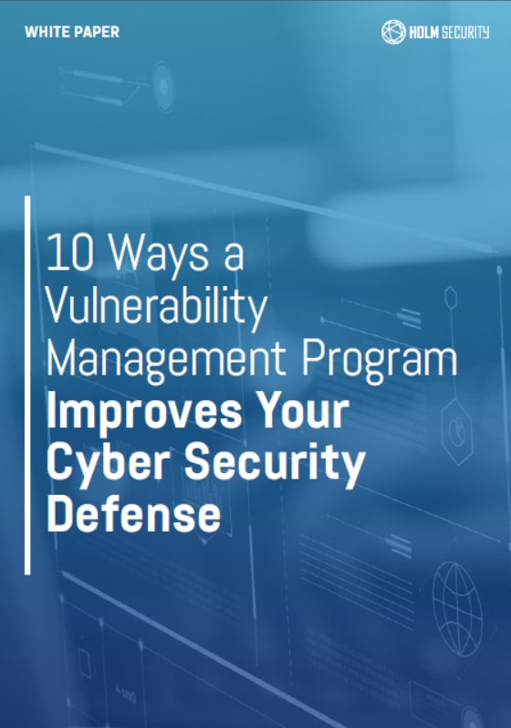10 Ways a Vulnerability Management Program Improves Your Cyber Security Defense_cover