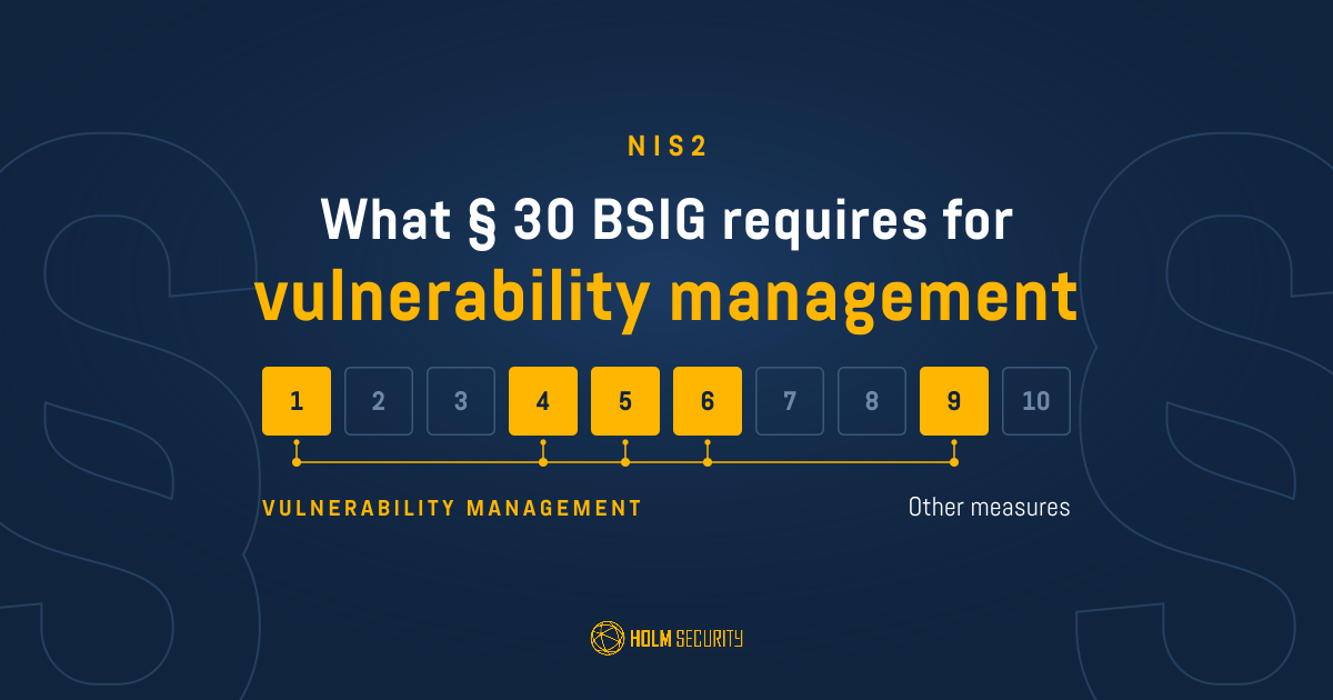 NIS2 vulnerability management: What § 30 BSIG requires