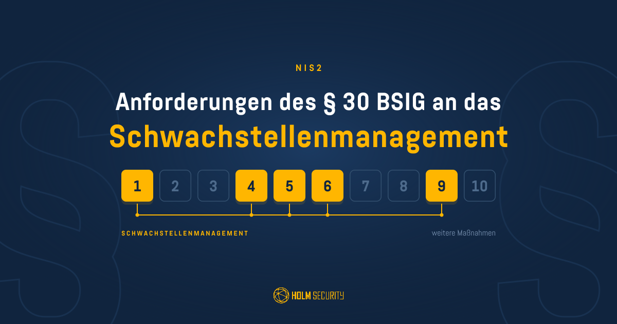 NIS2-Anforderungen an das Schwachstellenmanagement: Das fordert § 30 BSIG von KMU