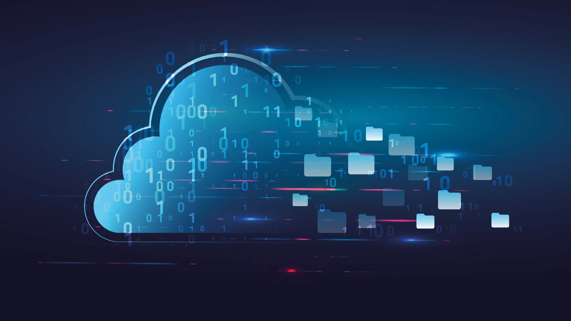 cloud connection technology background. Cloud computing