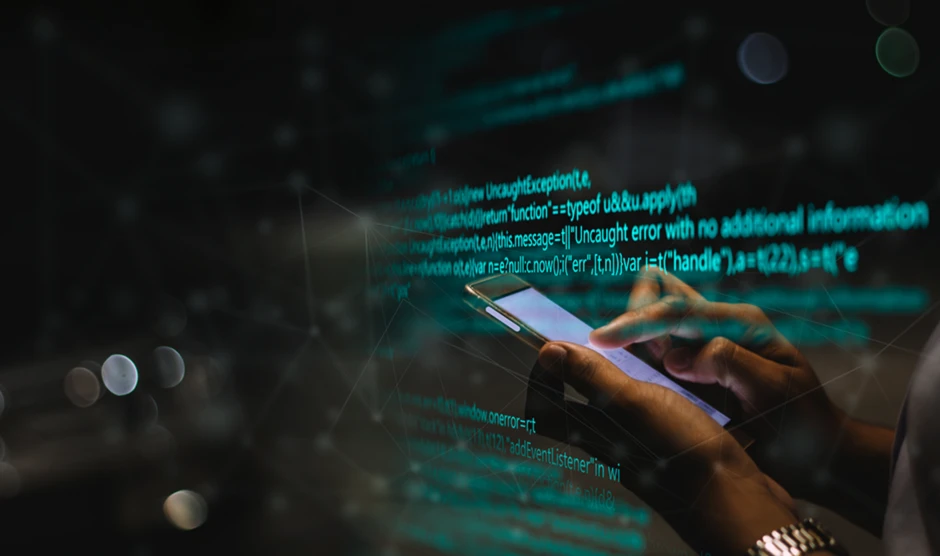 Women use cell phones to detect cybersecurity security flaws